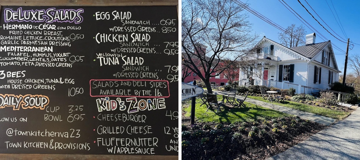 Town Kitchen & Provisions Menu